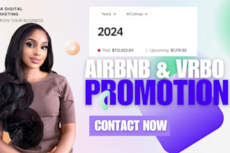 promote airbnb, booking marketing , vrbo listing, airbnb booking promotion ads