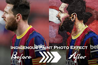 create photoshop effects for your portraits or any image