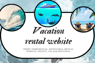 design vacation rental or 30a condo rental website like airbnb vrbo or marriot
