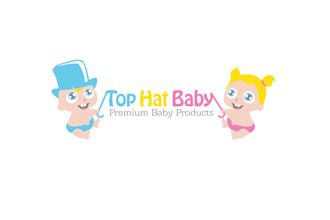 design top hat cane viral baby logo