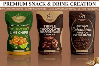 do stand up pouch packaging and label design