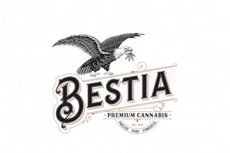 design modern premium cannabis business logo