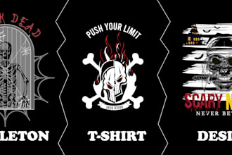 create modern and amazing t shirt design
