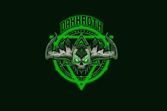 design awesome twitch stream channel logo