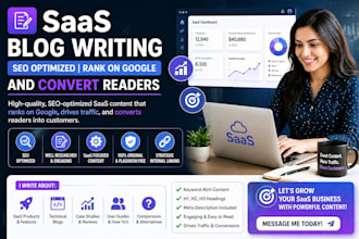 write SEO optimized saas blog posts that rank and convert