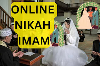 be your online nikah imam with certified qazi