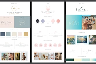 design a logo, branding kit, and brand guidelines