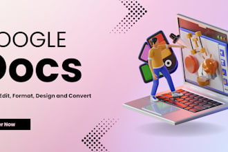edit, create, format and design google docs document formatting and ms words
