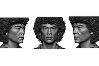 do 3d sculpture for 3d miniature 3d printing project