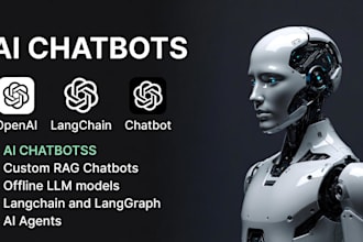 develop rag ai chatbot train on your dataset using langchain ,chatgpt and python