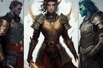 do dnd character art and dnd character art