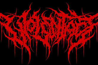 design extreme graffiti tag, nu metal, phonk and trap metal band logo