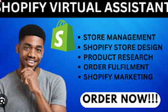 be your shopify virtual assistant