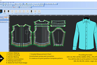 make sewing pattern making and grading for clothes