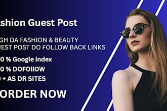 write publish fashion guest post, SEO, authority backlink