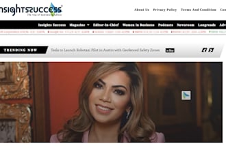 publish an interview or article on insights success