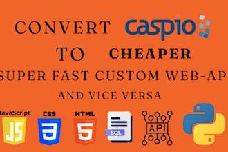 convert your caspio app to super fast custom web app and vice versa