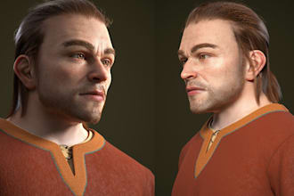 realistic 3d human character model metahuman character 3d model character rig