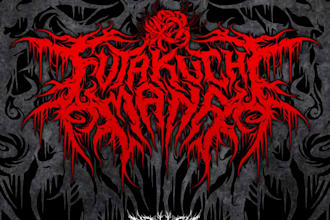 design you a brutal death metal, slamming, deathcore logo