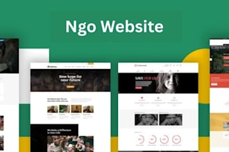 create a custom ngo website, church website, non profit website, with wordpress