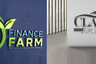 do highly modern minimalist luxury business logo design