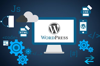 do wordpress installation and theme installation