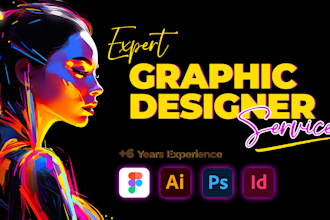 be a professional graphic design service adobe illustrator expert