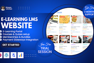 develop elearning wordpress lms website using tutor lms