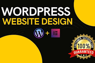 design redesign responsive wordpress website as a wordpress elementor expert