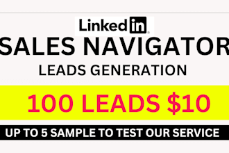 extract leads from linkedin source contacts and companies