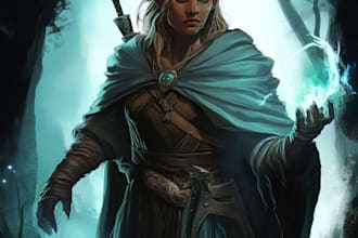 draw your dnd character art