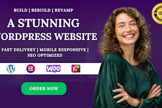 create a modern wordpress website or revamp your outdated wordpress site
