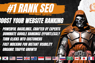 do complete monthly off SEO package with high da backlinks