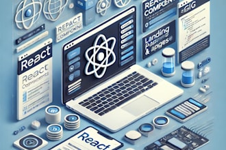 create react components, landing pages, or apis quickly and efficiently
