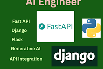 build your website with django,fastapi,flask, with generatve ai