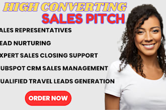 sales closing hubspot sales travel leads sales representative sales pitch