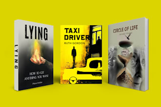 do unique book cover designs ebook paperback kindle book cover KDP cover