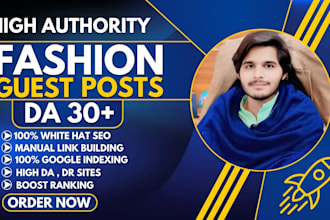 write and publish fashion guest post backlink with dofollow