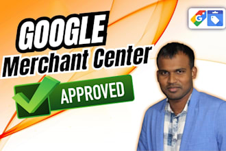 help you approve google merchant center, approve products feed, setup gmc policy