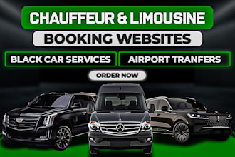 design limousine, chauffeur and taxi booking website