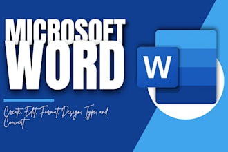 create, edit, format, and design ms word document