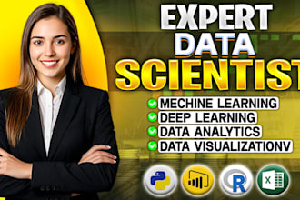 do data science, machine learning and data analytics projects in python and r