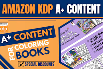 design a plus content for your amazon kdp coloring book