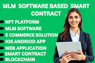develop MLM smart contract, binary MLM, matrix MLM software MLM website
