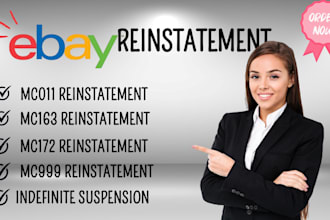ebay reinstatement, ebay mc011, ebay account reinstatement