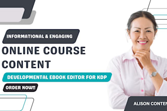 teach quality online course content, guide you for masterclass course creation