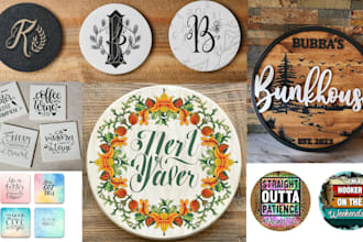 design coaster ideas, pulpboard, round sticker, badge, logo, patch, for yo