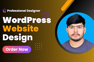 develop modern wordpress website design, responsive blog web design