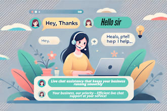 provide domain, hosting technical support and live chat support services