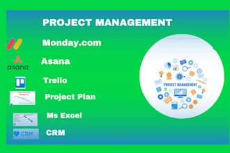 organize and manage your project workflows with mondaycom, trello, asana, CRM
